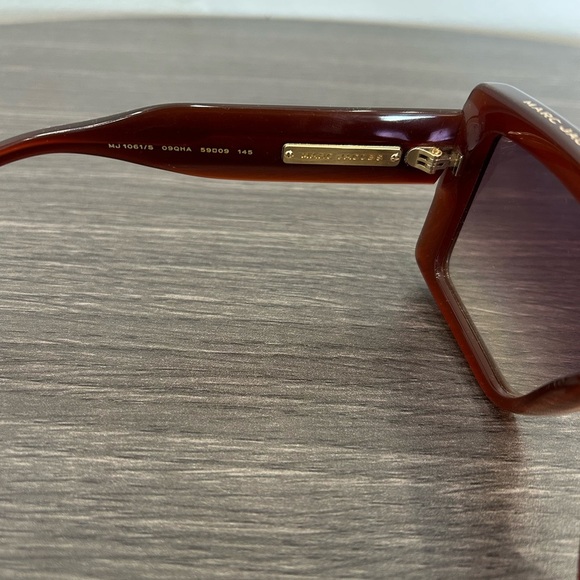Marc Jacobs Gradient Brown Square Women’s Sunglasses - Picture 6 of 9
